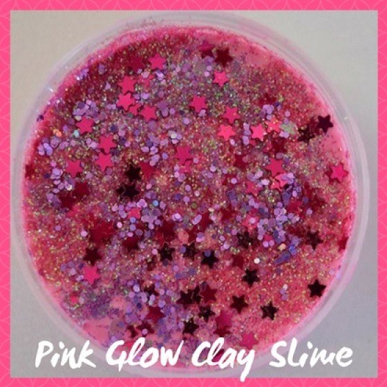 CLBS 008 Pink Glow Clay SLime Sub category 
